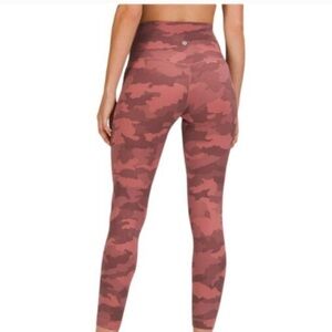 Lululemon Align Hi-Rise 28” Size 4, Heritage 365 Camo Brier Rose Multi